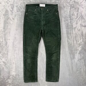 Gap Vintage Slim High Rise Corduroy Jeans Women's 26 / 2S Forest Green Stretch